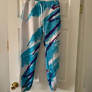 Multicolor drawstring pants